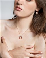 Vicenza - Piazzetta Palladio 2 - Colgante Loving Palladio  3D in Oro amarillo Diamante 0.02 Ct 09G SERLIANA - 09G SERLIANA